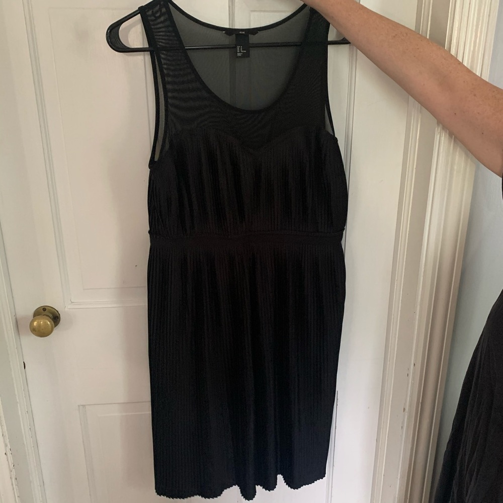 H&M Black Mesh Dress